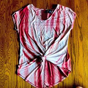 Red Tie-Dye blouse
